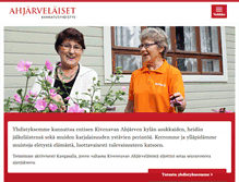 Tablet Screenshot of ahjarvelaiset.fi